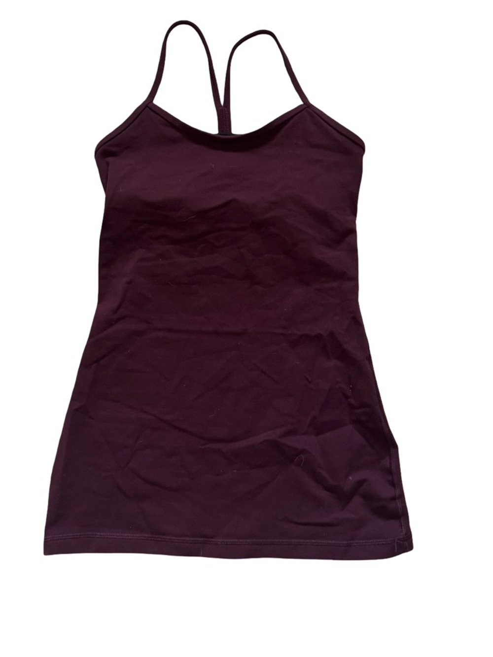 LULULEMON Bordeaux Drama Power Y Tank Top